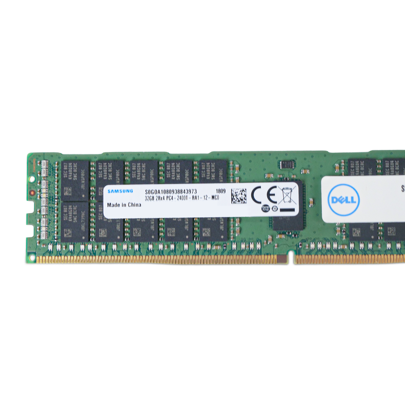 Samsung/Dell M393A4K40CB1-CRC 32GB 2Rx4 DDR4 2400MHz RDIMM ECC Server RAM (PC4-2400T) Seller Refurbished