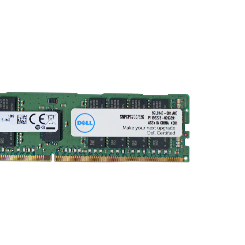 Samsung/Dell M393A4K40CB1-CRC 32GB 2Rx4 DDR4 2400MHz RDIMM ECC Server RAM (PC4-2400T) Seller Refurbished