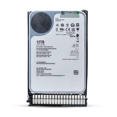 HP Generation 8 P44753-001 MB012000JYCJF 12TB 7.2K RPM SAS 12Gb/s 512e 256MB 3.5in Refurbished HDD