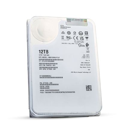 HP/Seagate Exos X16 ST12000NM006J 12TB 7.2K RPM SAS 12Gb/s 512e 256MB 3.5in Refurbished HDD