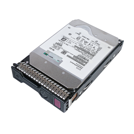 HP Generation 8 857642-002 MB010000JWAYK 10TB 7.2K RPM SAS 12Gb/s 512e 256MB 3.5in HDD, front bottom view