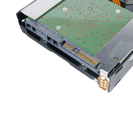 HP Generation 8 857642-002 MB010000JWAYK 10TB 7.2K RPM SAS 12Gb/s 512e 256MB 3.5in HDD, back bottom connectors view