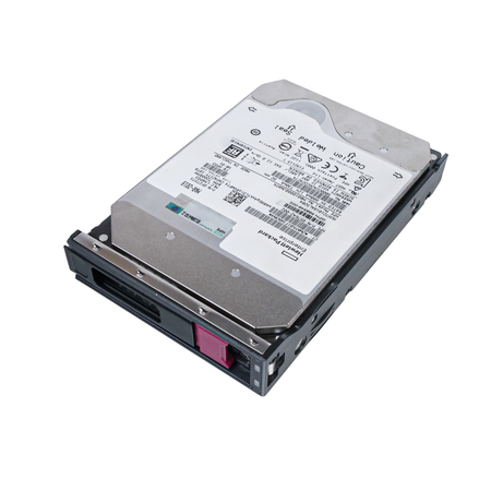 HP Generation 11 857642-002 10TB 7.2K RPM SAS 12Gb/s 512e 256MB 3.5in Hard Drive, front bottom view