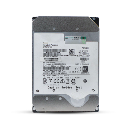 HP/HGST Ultrastar He10 HUH721010AL5204 0F27373 10TB 7.2K RPM SAS 12Gb/s 512e 256MB 3.5in Refurbished HDD