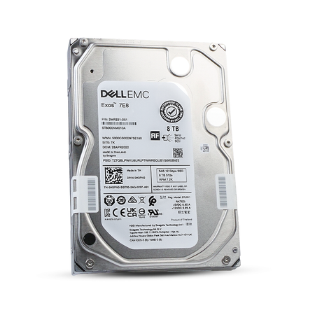 Dell/Seagate Exos 7E8 ST8000NM010A 8TB 7.2K RPM SAS 12Gb/s 512e 256MB 3.5in HDD