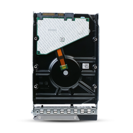 Dell G14 0H3PN0 8TB 7.2K RPM SAS 12Gb/s 512e 256MB 3.5in Hard Drive, back angled view