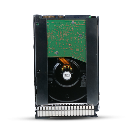 HP Generation 8 868210-001 MB012000JWDFD 12TB 7.2K RPM SAS 12Gb/s 512e 256MB 3.5in Enterprise Hard Drive, back view