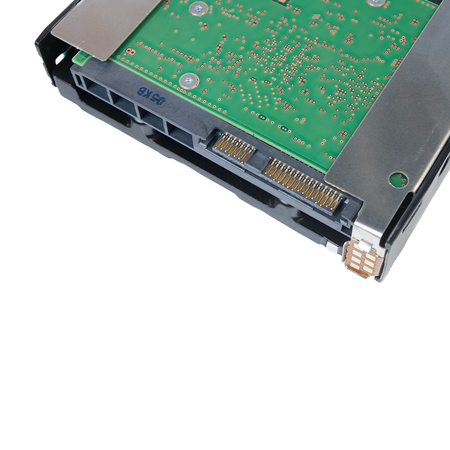 HP Generation 8 868210-001 MB012000JWDFD 12TB 7.2K RPM SAS 12Gb/s 512e 256MB 3.5in Enterprise Hard Drive, back bottom connectors view