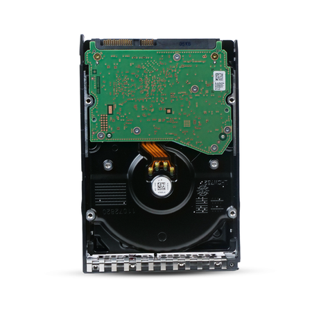 HP Generation 11 868210-001 MB012000JWDFD 12TB 7.2K RPM SAS 12Gb/s 512e 256MB 3.5in Enterprise Hard Drive, back view