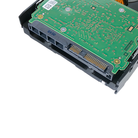 HP Generation 11 868210-001 MB012000JWDFD 12TB 7.2K RPM SAS 12Gb/s 512e 256MB 3.5in Enterprise Hard Drive, back bottom connectors view