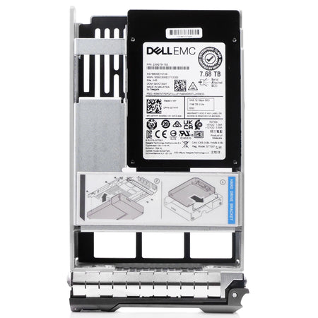 Dell G13 02THYF 7.68TB 1 DWPD SAS 12Gb/s 3D eTLC Hybrid 3.5in Refurbished SSD