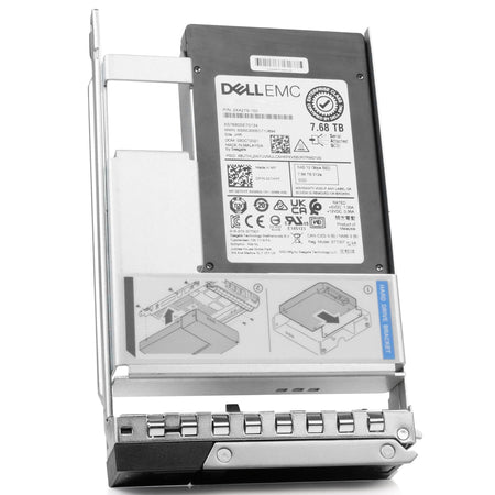 Dell G14 02THYF 7.68TB 1 DWPD SAS 12Gb/s 3D eTLC Hybrid 3.5in Refurbished SSD