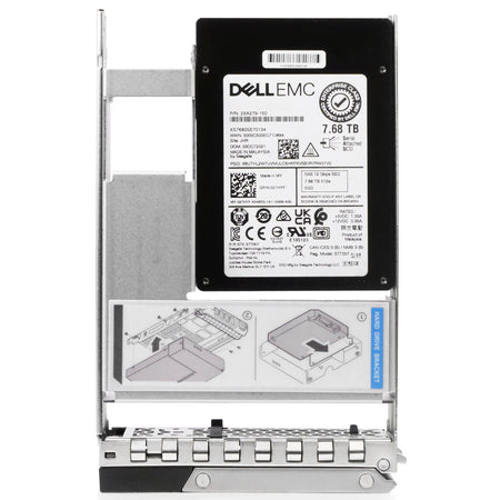 Dell G14 02THYF 7.68TB 1 DWPD SAS 12Gb/s 3D eTLC Hybrid 3.5in Refurbished SSD