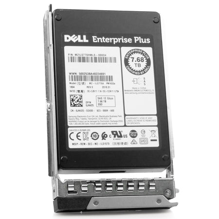 Dell G14 0JNV25 7.68TB 1 DWPD SAS 12Gb/s 3D TLC 2.5in Refurbished SSD