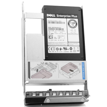 Dell G14 0JNV25 7.68TB 1 DWPD SAS 12Gb/s 3D TLC Hybrid 3.5in Refurbished SSD