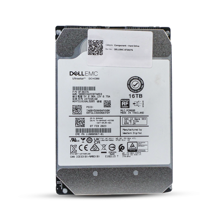 Dell/Western Digital Ultrastar DC HC550 WUH721816AL5205 0F38376 16TB 7.2K RPM SAS 12Gb/s 512e 3.5in Refurbished HDD