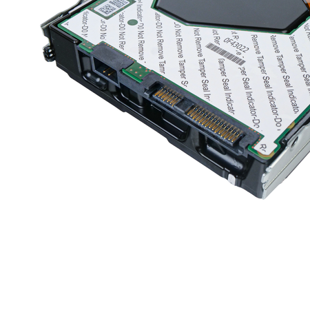 Dell G14 0HNHWC 16TB 7.2K RPM SAS 12Gb/s 512e 3.5in Enterprise Hard Drive, back bottom connectors view