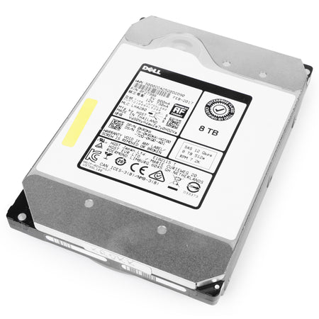 Dell/HGST Ultrastar He10 HUH721008AL5200 0F27399 8TB 7.2K RPM SAS 12Gb/s 512e 256MB 3.5in Refurbished HDD