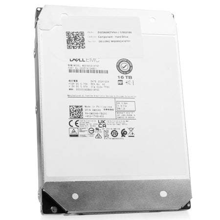 Dell/Toshiba MG09 MG09SCA16TEY 16TB 7.2K RPM SAS 12Gb/s 512e 512MB 3.5in Refurbished HDD