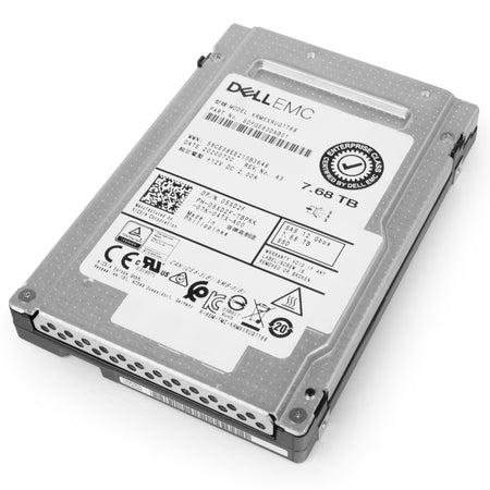 Dell/Kioxia RM5 KRM5XRUG7T68 7.68TB 1 DWPD SAS 12Gb/s 3D TLC 2.5in Read Intensive Refurbished SSD
