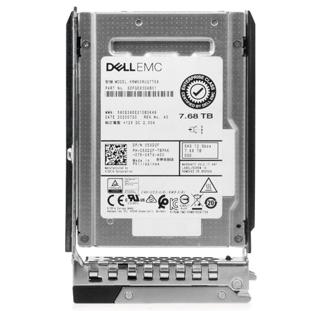 Dell G14 05XD2F 7.68TB 1 DWPD SAS 12Gb/s 3D TLC 2.5in Refurbished SSD