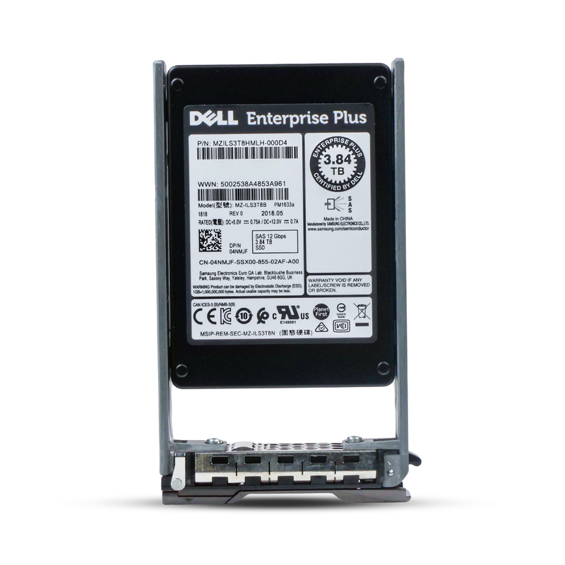 Dell G13 04NMJF 3.84TB 1 DWPD SAS 12Gb/s 3D TLC 2.5in Refurbished SSD