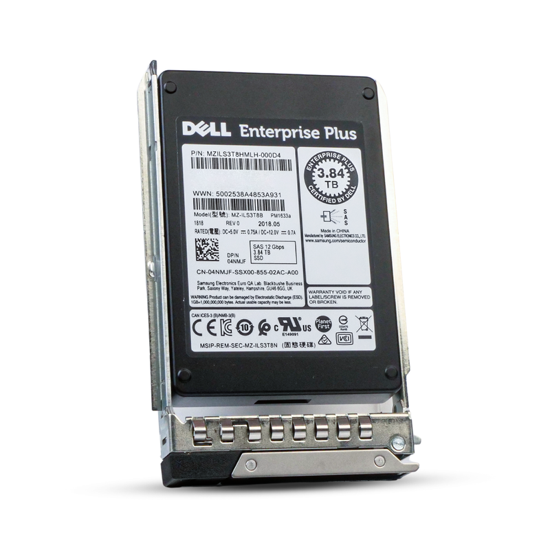 Dell G14 04NMJF 3.84TB 1 DWPD SAS 12Gb/s 3D TLC 2.5in Refurbished SSD