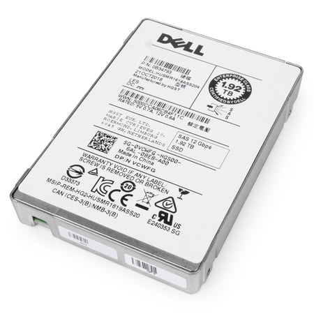 Dell/HGST Ultrastar SSD1600MR HUSMR1619ASS204 0B34793 1.92TB 1 DWPD SAS 12Gb/s MLC 2.5in Refurbished SSD