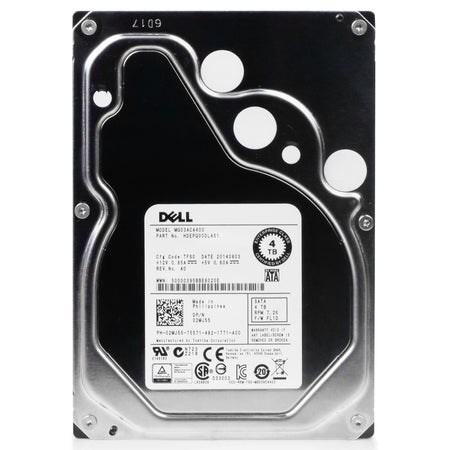 Dell/Toshiba MG03ACA MG03ACA400 4TB 7.2K RPM SATA 6Gb/s 512e 64MiB 3.5in Refurbished HDD