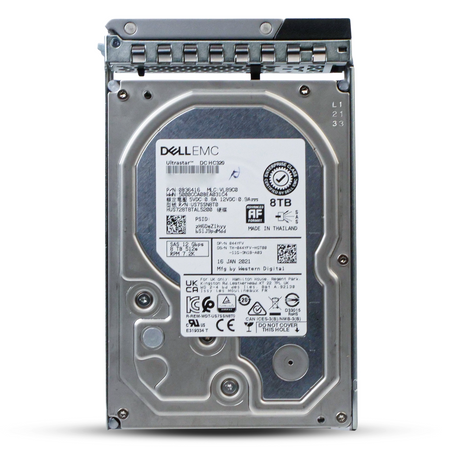 Dell G14 044YFV 8TB 7.2K RPM SAS 12Gb/s 512e 256MB 3.5in Refurbished HDD