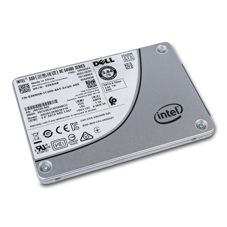 Dell/Intel DC S4500 SSDSC2KB038T7R 3.84TB 1 DWPD SATA 6Gb/s 3D TLC 2.5in Refurbished SSD