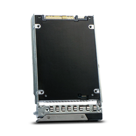 Kioxia CD8P-V KCD8XPUG12T8 12.8TBPCIe Gen 5.0 x4 16GB/s 3D TLC U.3 NVMe 2.5in SSD in Dell G14 Tray, back angled view