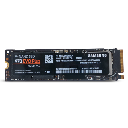 Samsung 970 EVO Plus MZVLB1T0HBLR 1TB PCIe Gen 3.0 x4 4GB/s 3D TLC NVMe M.2 2280 Refurbished SSD