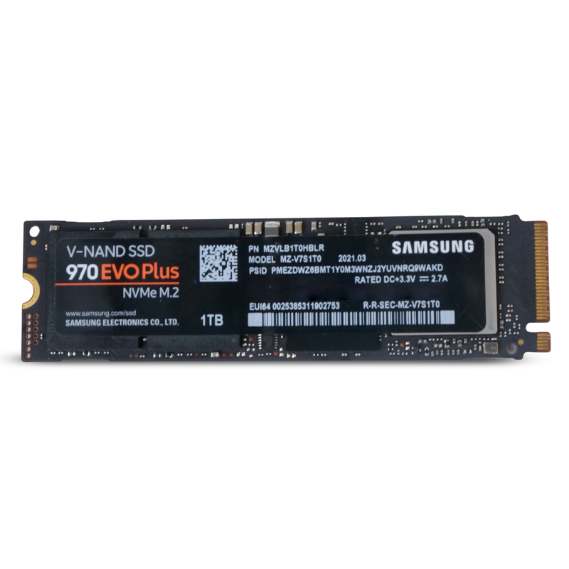 Samsung 970 EVO Plus MZVLB1T0HBLR 1TB PCIe Gen 3.0 x4 4GB/s 3D TLC NVMe M.2 2280 Refurbished SSD