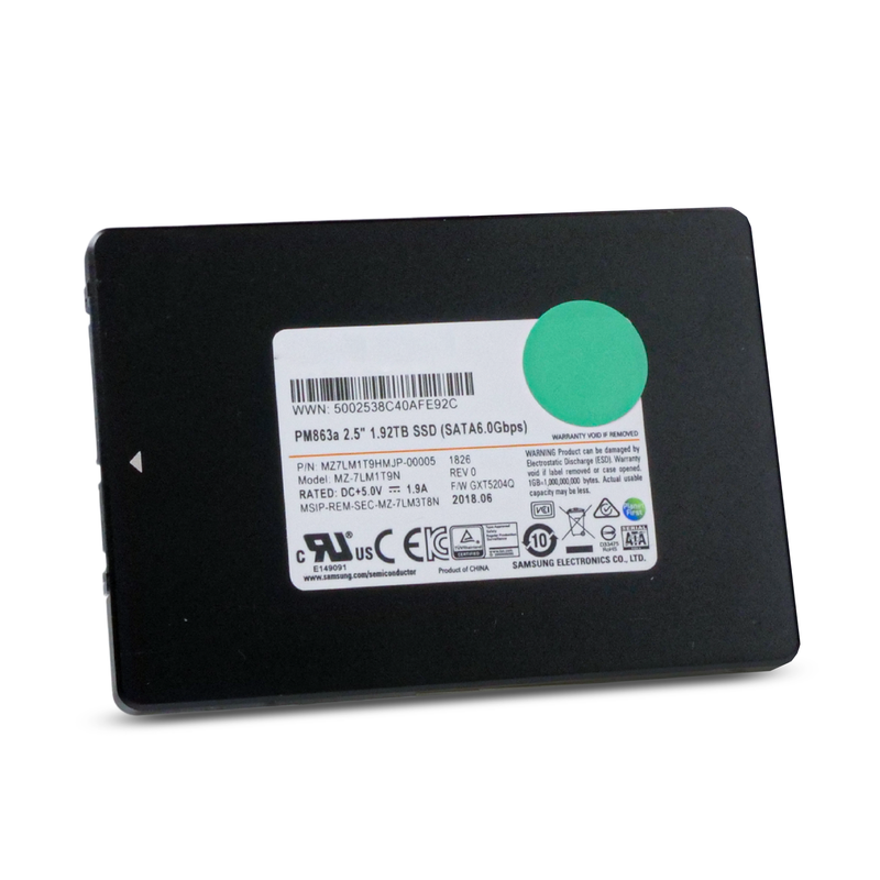 Samsung PM863a MZ7LM1T9HMJP 1.92TB SATA 6Gb/s 2.5" SSD