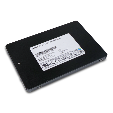 Samsung SM883 MZ7KH1T9HAJR 1.92TB 3 DWPD SATA 6Gb/s MLC 2.5in Refurbished SSD