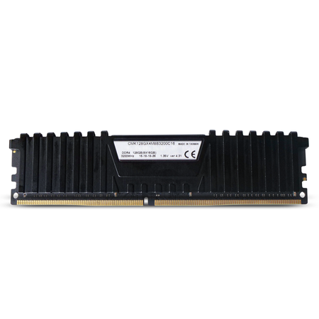 Corsair Vengeance LPX 1x 16GB CMK128GX4M8B3200C16 DDR4 3200MHz PC4-25600 UDIMM Desktop Refurbished Memory