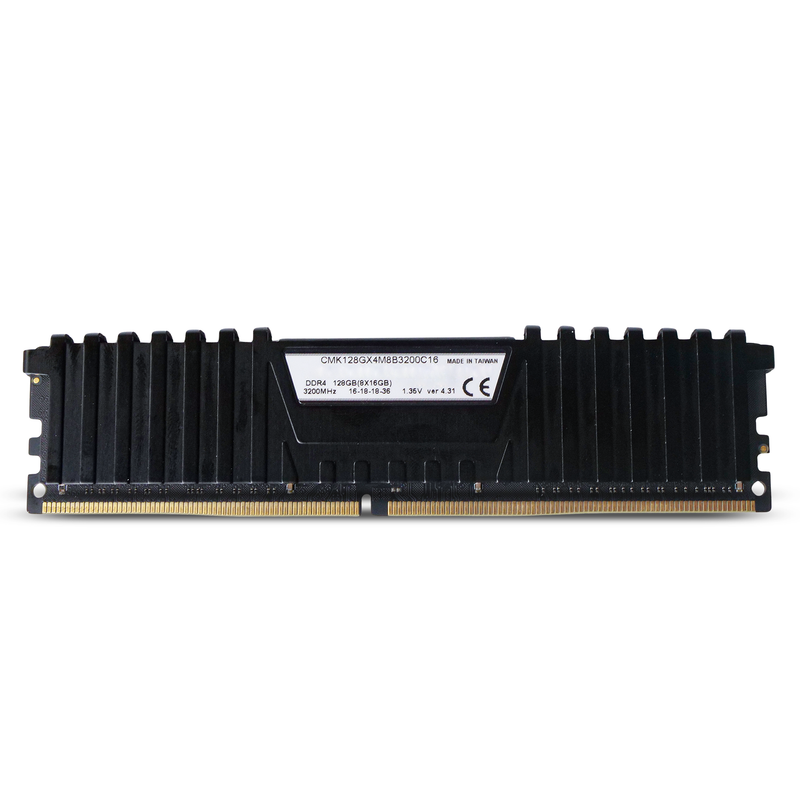 Corsair Vengeance LPX 1x 16GB CMK128GX4M8B3200C16 DDR4 3200MHz PC4-25600 UDIMM Desktop Refurbished Memory