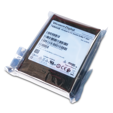Western Digital Ultrastar DC SN200 HUSMR7676BDP3Y1 0TS1357 7.68TB 1 DWPD PCIe Gen 3.0 x4 4GB/s MLC U.2 NVMe 2.5in SSD
