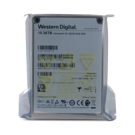 Western Digital Ultrastar DC SS530 WUSTR1515ASS201 0P40379 15.36TB 1 DWPD SAS 12Gb/s 3D TLC 2.5in SSD