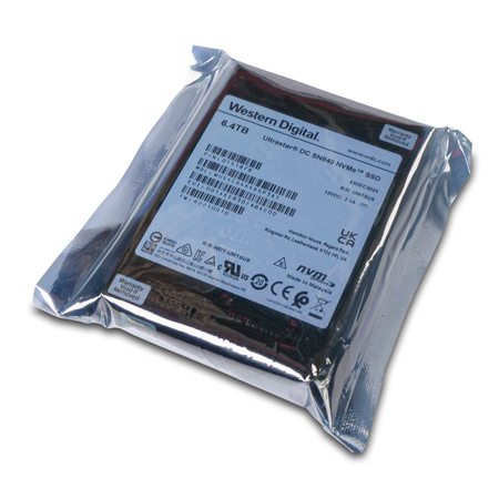 Western Digital Ultrastar DC SN840 WUS4C6464DSP3X1 0TS1878 6.4TB 3 DWPD PCIe Gen 3.1 x4 4GB/s 3D TLC U.2 NVMe 2.5in SSD