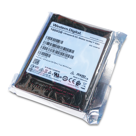 Western Digital Ultrastar DC SN200 HUSMR7616BDP301 0TS1307 1.6TB 3 DWPD PCIe Gen 3.0 x4 4GB/s MLC U.2 NVMe 2.5in SSD
