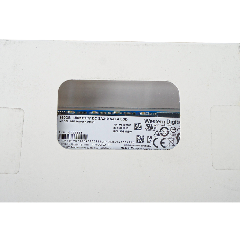 Western Digital Ultrastar DC SA210 HBS3A1996A4M4B1 0TS1656 960GB 0.1 DWPD SATA 6Gb/s 3D TLC M.2 2280 SSD