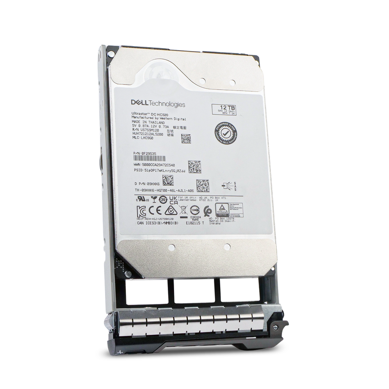 Dell G13 09HXK6 12TB 7.2K RPM SAS 12Gb/s 512e 256MB 3.5in HDD