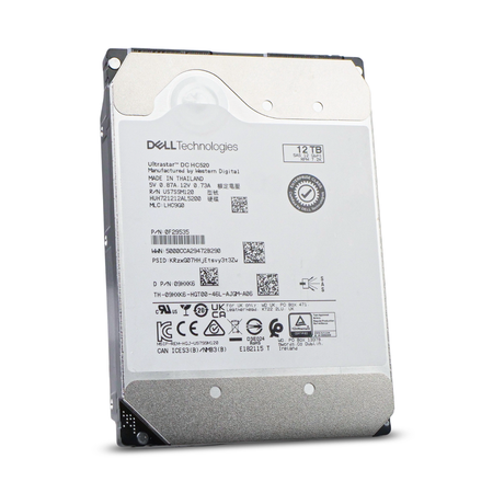Dell/Western Digital Ultrastar DC HC520 HUH721212AL5200 0F29535 12TB 7.2K RPM SAS 12Gb/s 512e 256MB 3.5in HDD