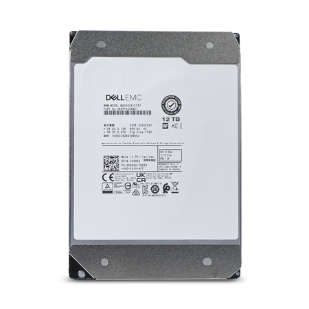 Dell/Toshiba MG09 MG09SCA12TEY 12TB 7.2K RPM SAS 12Gb/s 512e 512MiB 3.5in HDD