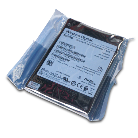Western Digital Ultrastar DC SN640 WUS4BB096D7P3E4 0TS1849 960GB 0.8 DWPD PCIe Gen 3.1 x4 4GB/s 3D TLC U.2 NVMe 2.5in SSD