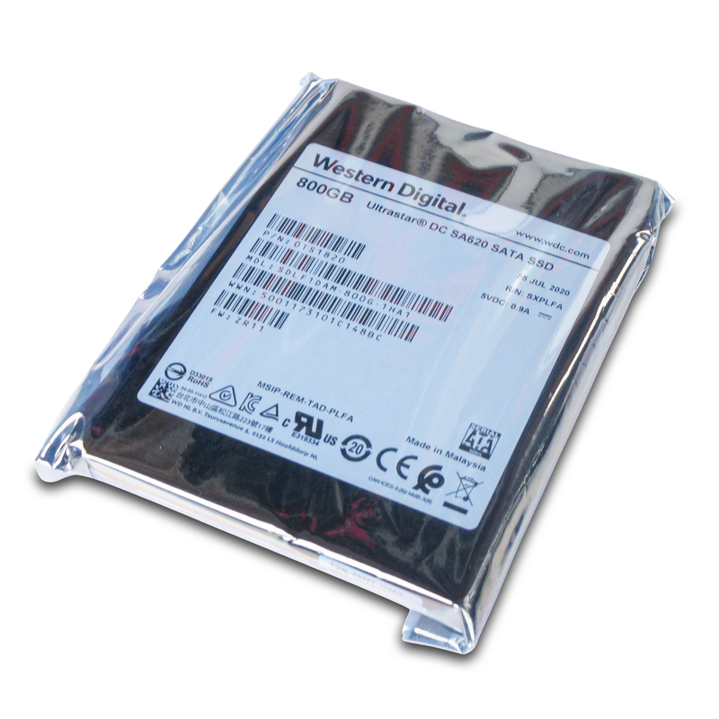 Western Digital Ultrastar DC SA620 SDLF1DAM-800G-1HA1 0TS1820 800GB 1.8 DWPD SATA 6Gb/s MLC 2.5in SSD