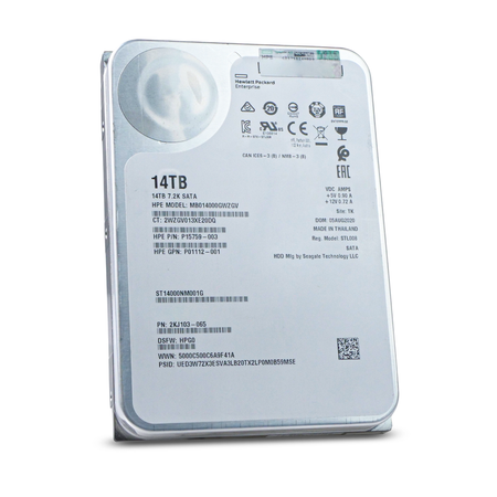 HP/Seagate Exos X16 ST14000NM001G 14TB 7.2K RPM SATA 6Gb/s 256MB 3.5in Refurbished HDD