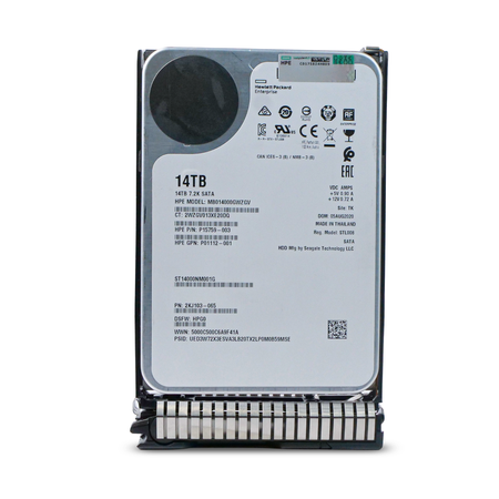 HP Generation 8 MB014000GWZGV P15759-003 14TB 7.2K RPM SATA 6Gb/s 256MB 3.5in Refurbished HDD